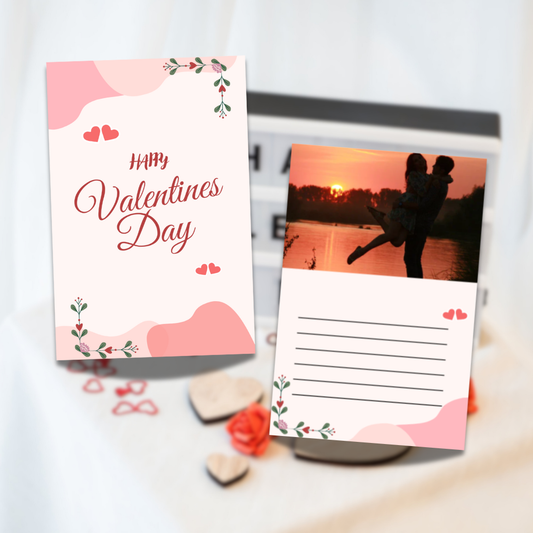 Sweet & Healing Custom Valentine's Day Greeting Cards