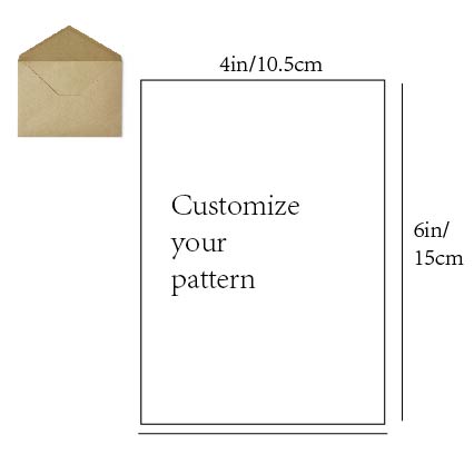 Large-sized greeting card (Fully customized for customers)