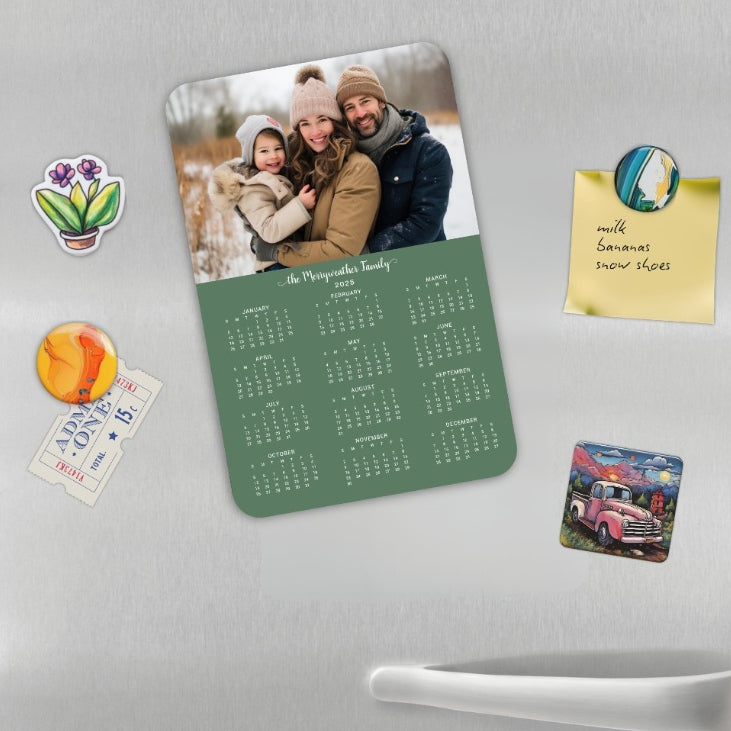 29.7cm*21cm Customize magnetic calendar pictures to create a personalized calendar that is exclusively yours