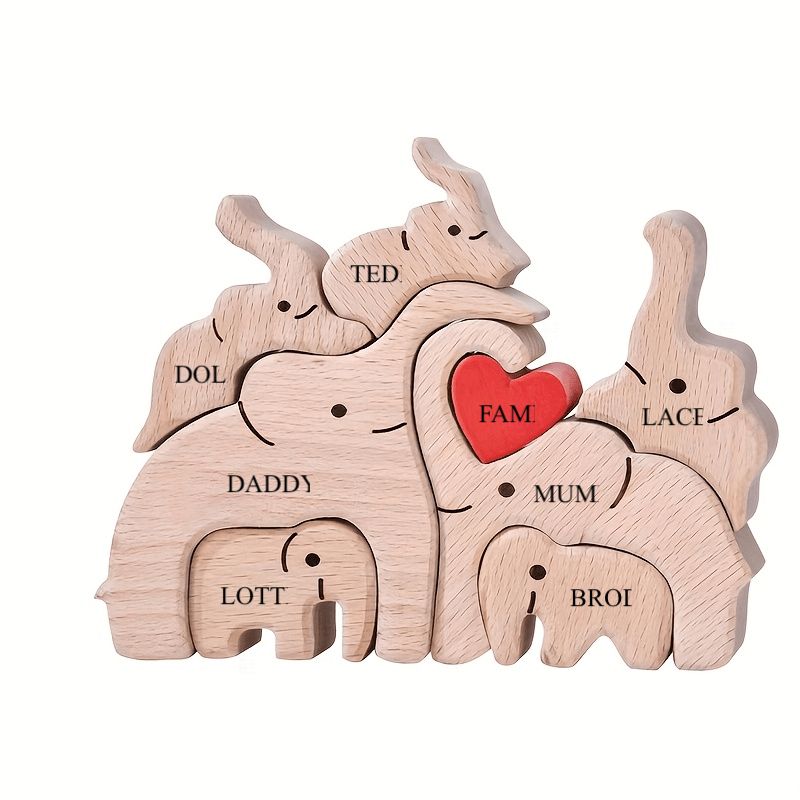 Wooden irregularly shaped puzzle (Fully customized for customers)