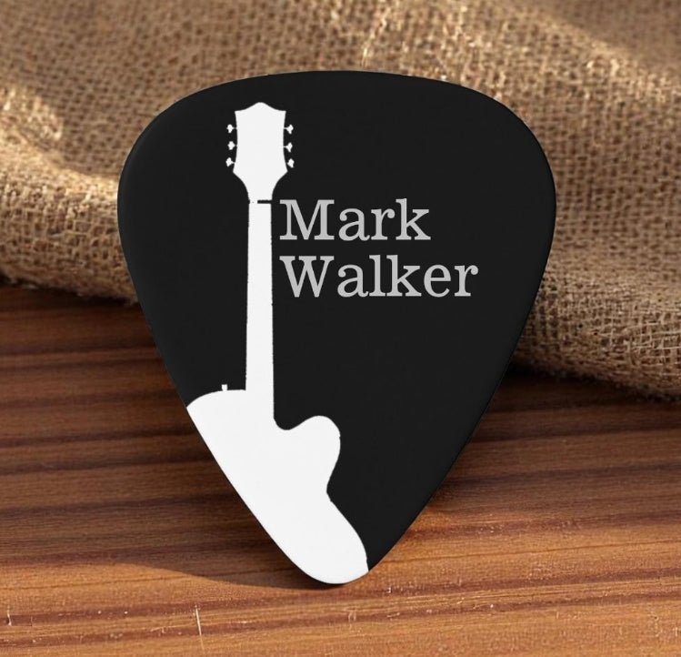 Customized guitar picks · Single-sided pattern/text customization · Customized creative signatures · Exclusive collection for music fans