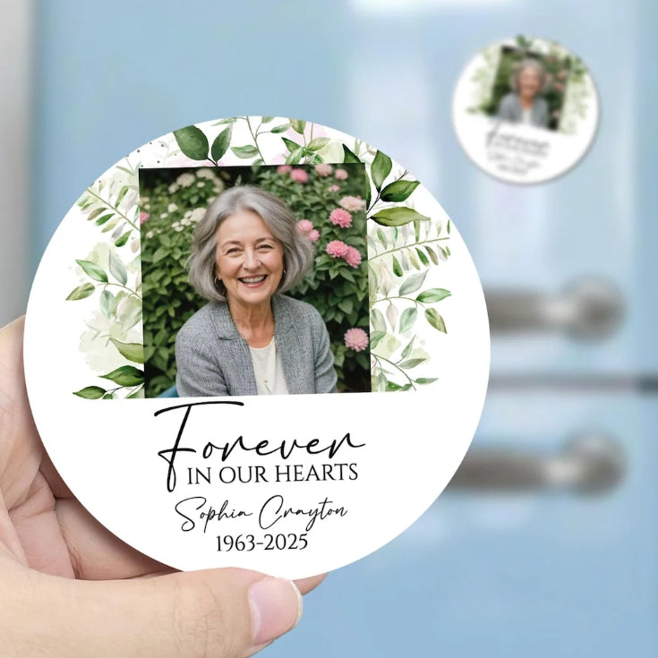 Customized round fridge magnets · Strong adhesion · Sticky notes and photos at will · Essential for home and office use