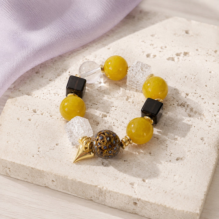 Noir Honey Heart Bracelet