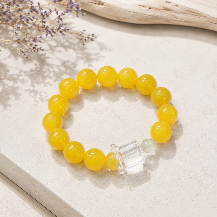 Golden Yellow Cube Bracelet