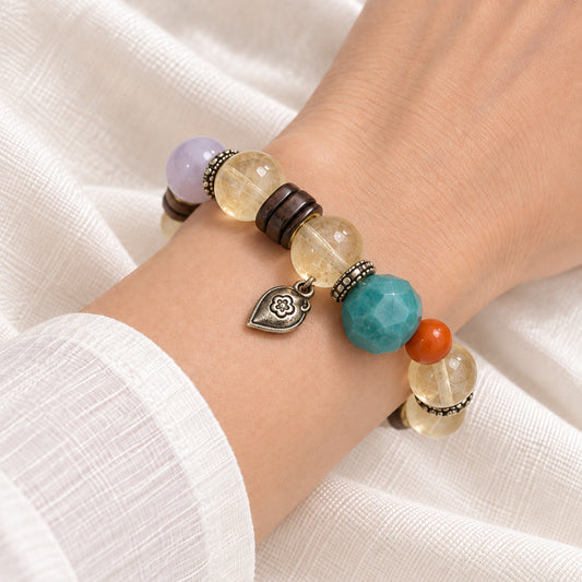 Moss Vintage Charm Bracelet - bright wearing