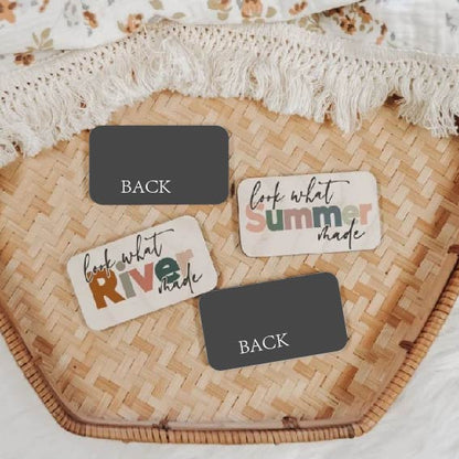9.5cm*5.5cm Customized magnetic cards · Can be attached to blackboards · Children's education cards