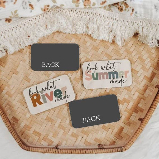 9.5cm*5.5cm Customized magnetic cards · Can be attached to blackboards · Children's education cards