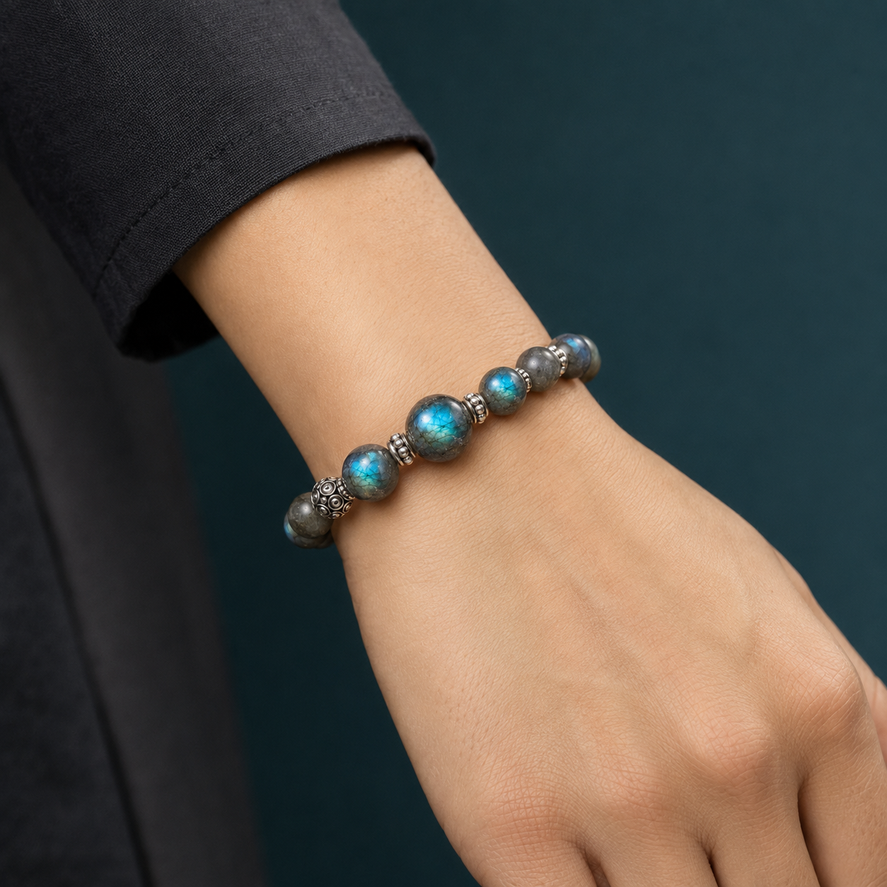Abyss Aurora Labradorite Bracelet