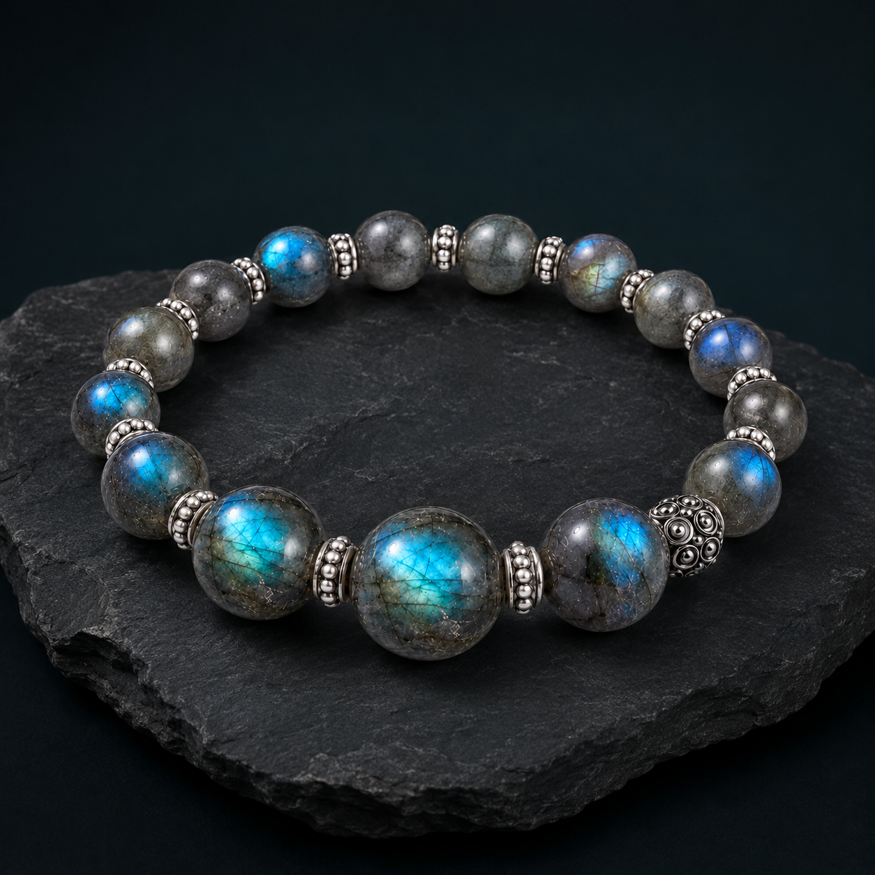 Abyss Aurora Labradorite Bracelet
