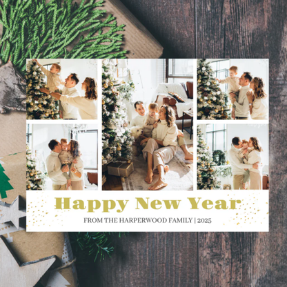 Exclusive Family Portrait New Year Card - Print Your Family Story