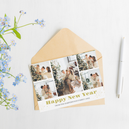 Exclusive Family Portrait New Year Card - Print Your Family Story