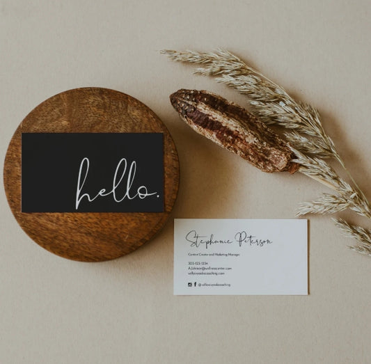 Customized business cards · thickened and waterproof · Enterprise LOGO printing