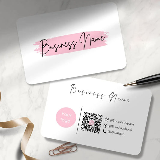 Customized PVC business cards · Waterproof and foldable · High-end customized enterprise logos
