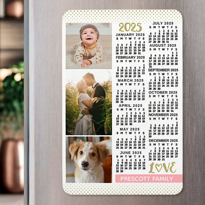 29.7cm*21cm Customize magnetic calendar pictures to create a personalized calendar that is exclusively yours
