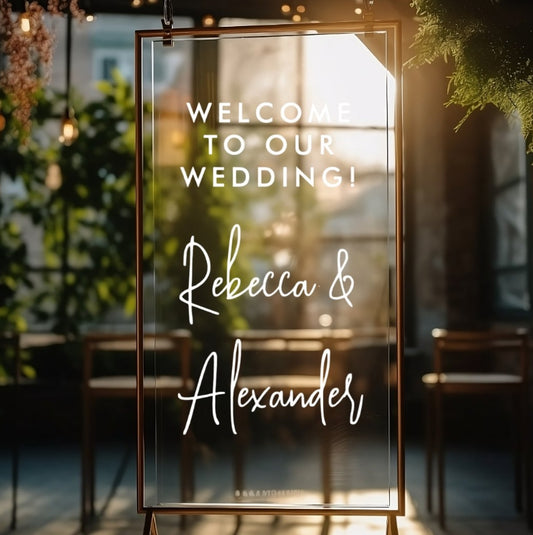 Window display crystal labels · High transparency and waterproof · Customized brand logo text · Essential for store decoration
