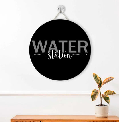 Customized house number wooden sign · Retro style with LOGO and text printable · Exclusive for villas and homestays