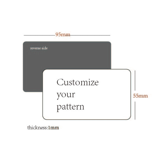 Magnetic business card (Customized for customers)