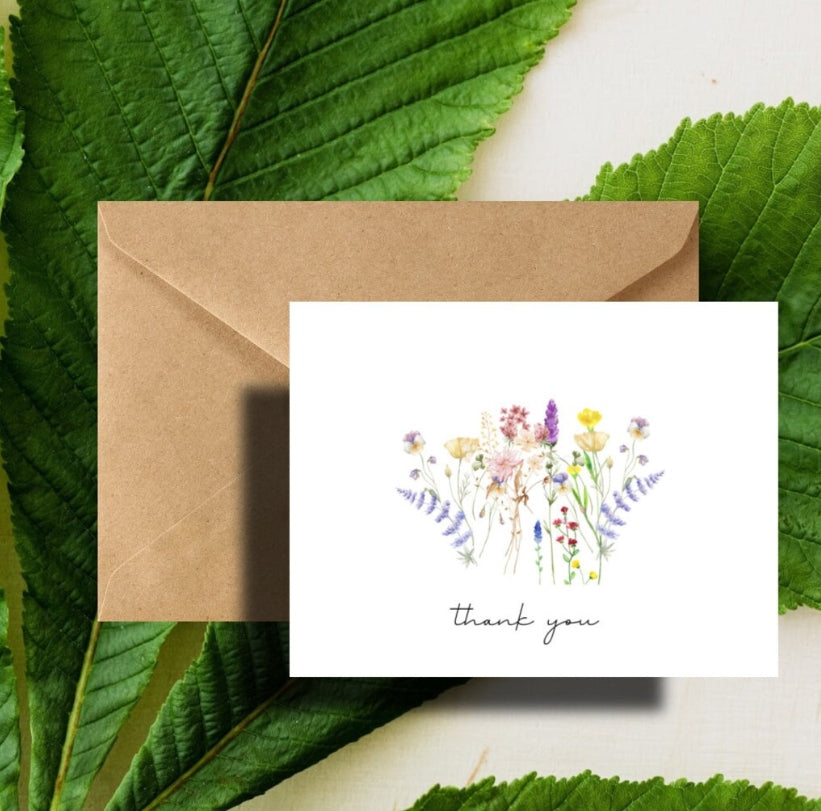 15cm*10cm large-sized customized thank-you card, which can be printed with your name and handwritten blessings to express your feelings, is a must-have
