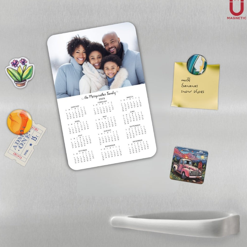 29.7cm*21cm Customize magnetic calendar pictures to create a personalized calendar that is exclusively yours
