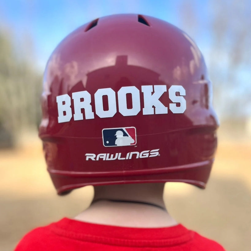 Biker Helmet Crystal Sticker