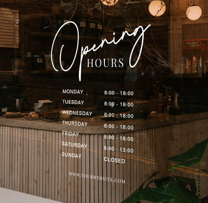 Window display crystal labels · High transparency and waterproof · Customized brand logo text · Essential for store decoration