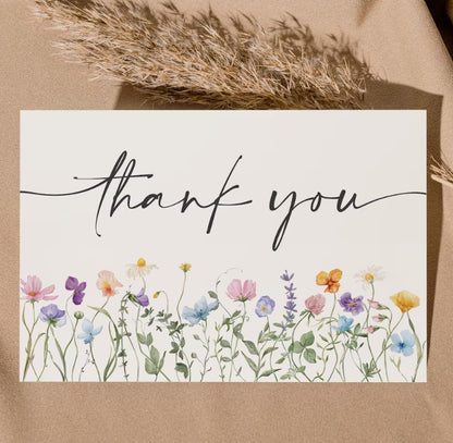 15cm*10cm large-sized customized thank-you card, which can be printed with your name and handwritten blessings to express your feelings, is a must-have