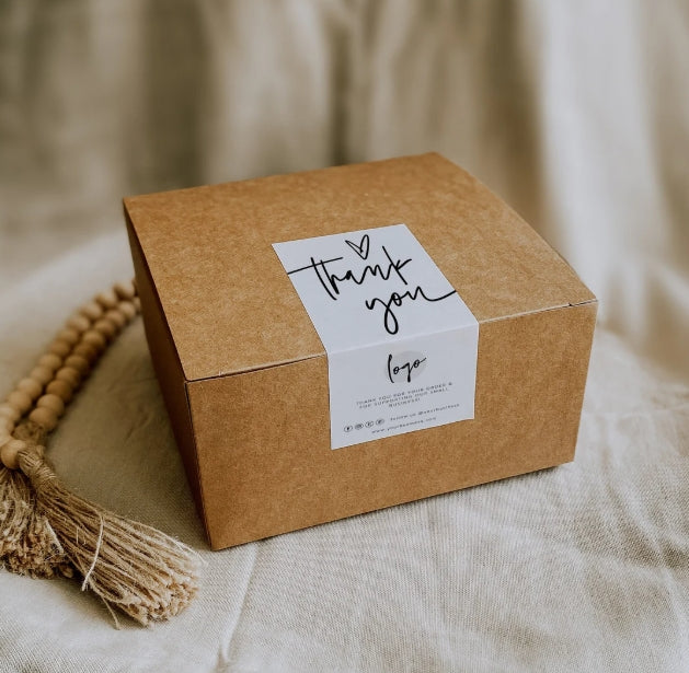 Customized packaging stickers · Sealing stickers for express delivery boxes/gift boxes · Can print logos and copy