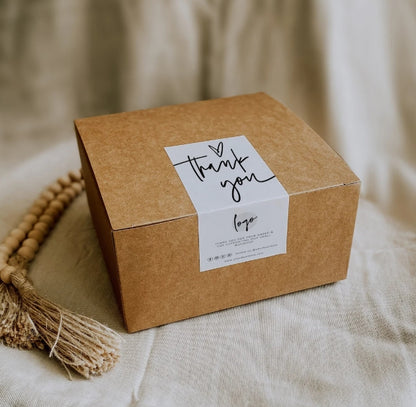 Customized packaging stickers · Sealing stickers for express delivery boxes/gift boxes · Can print logos and copy