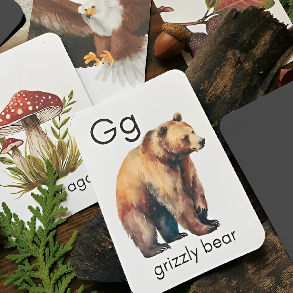 9.5cm*5.5cm Customized magnetic cards · Can be attached to blackboards · Children's education cards