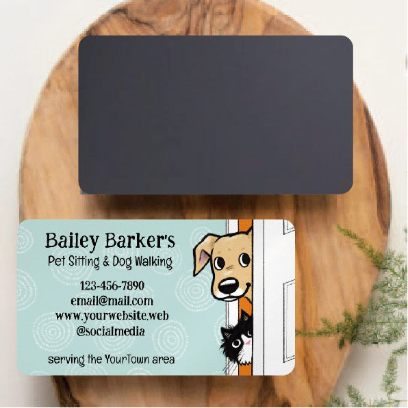 Magnetic business card · Strong magnetic adsorption design · No slippage during meeting exchange