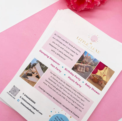 Customized flyers · Customized corporate activities · Promotions/advertising printing