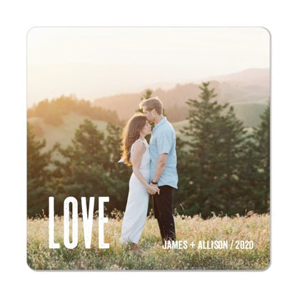 Small refrigerator stickers · creative magnetic design · personalized ·  holiday couple family