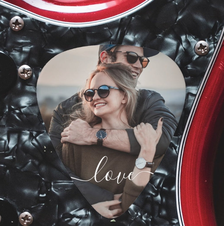 Customized guitar picks · Single-sided pattern/text customization · Customized creative signatures · Exclusive collection for music fans