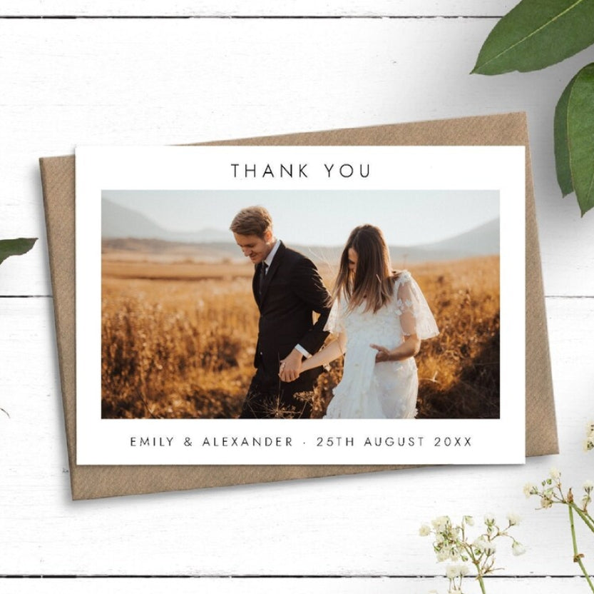 15cm*10cm large-sized customized thank-you card, which can be printed with your name and handwritten blessings to express your feelings, is a must-have