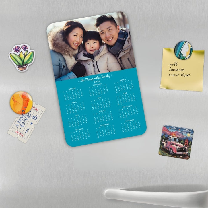 29.7cm*21cm Customize magnetic calendar pictures to create a personalized calendar that is exclusively yours