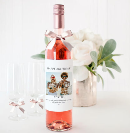 Customized wine label stickers · Waterproof and moisture-proof · Special for red wine, spirits and fruit wine · Can be attached to glass bottles