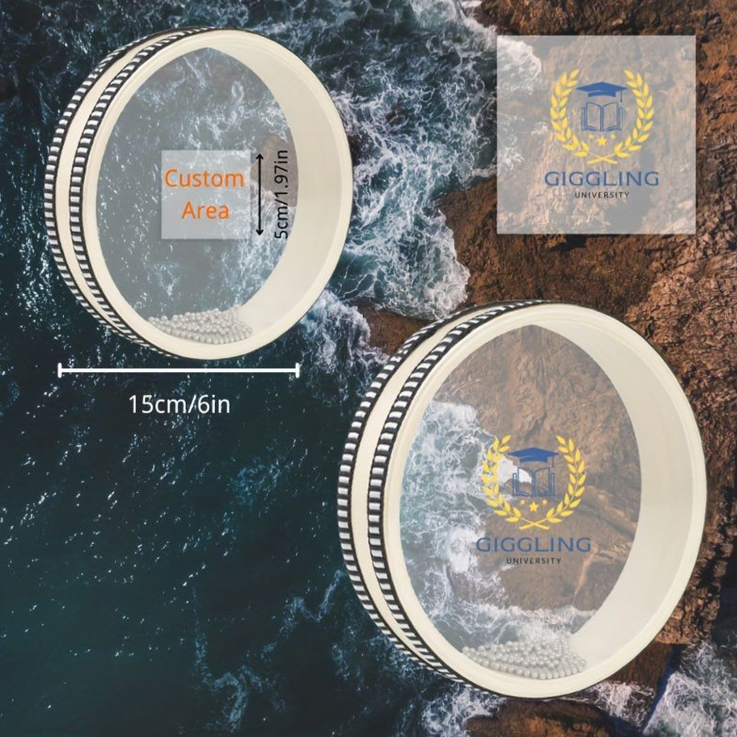 Customized wave drums for enterprises · High-end printed logos · High-end business gifts