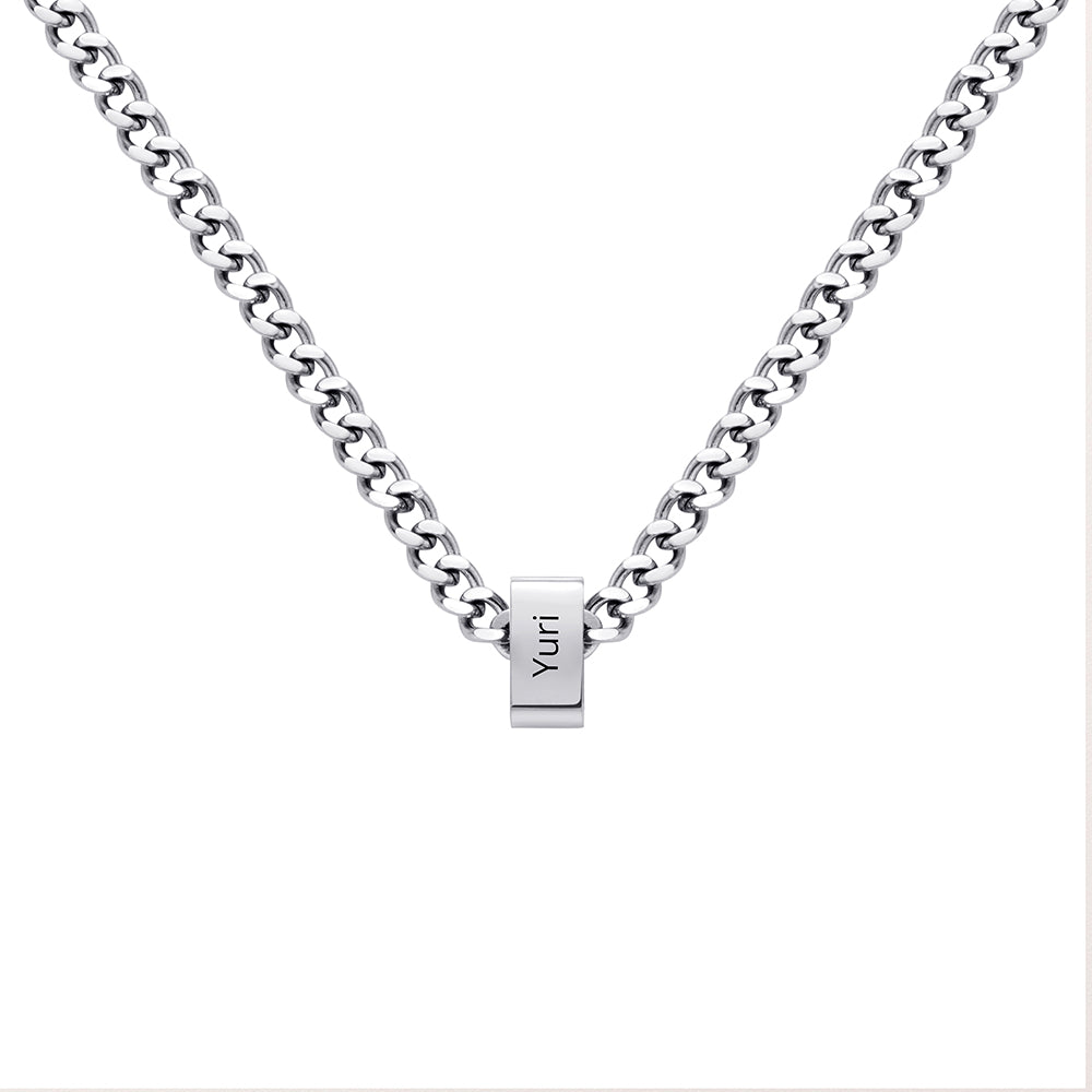 Personalized Cube Name Necklace