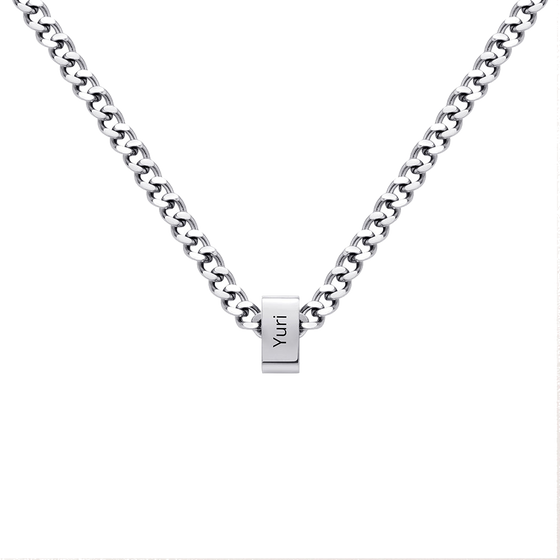 Personalized Cube Name Necklace