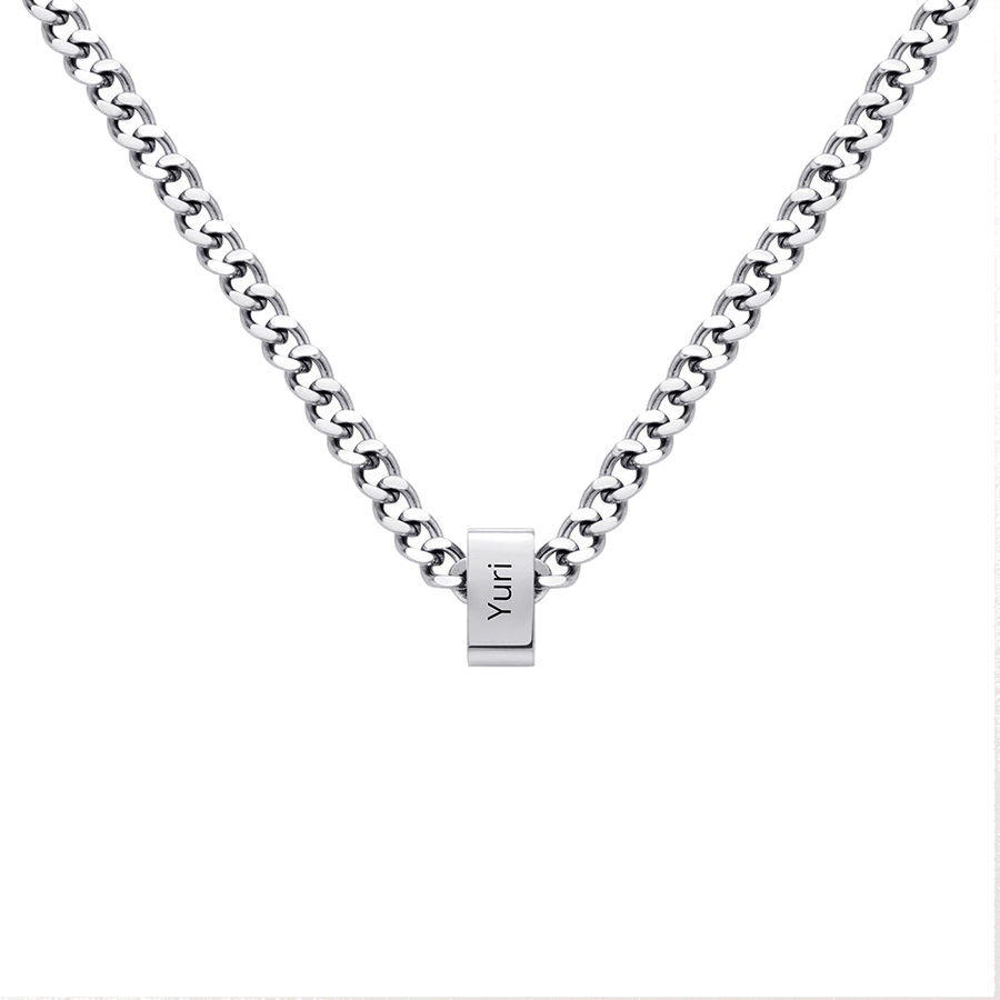 Personalized Cube Name Necklace