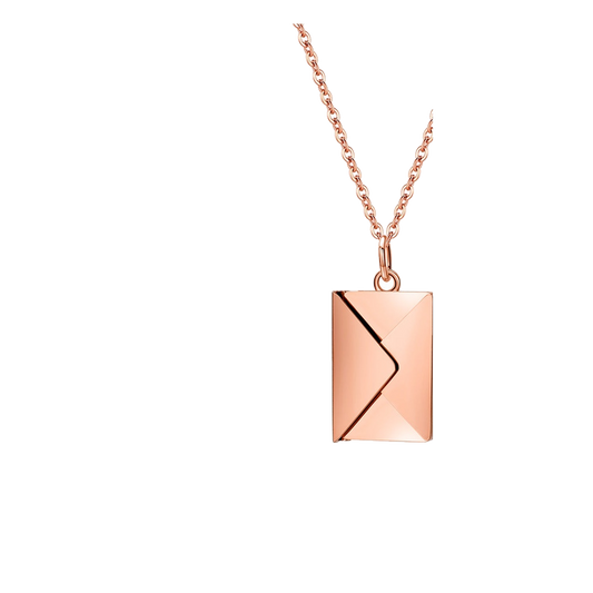 Personalized Envelope Photo Necklace - transparent product card image
