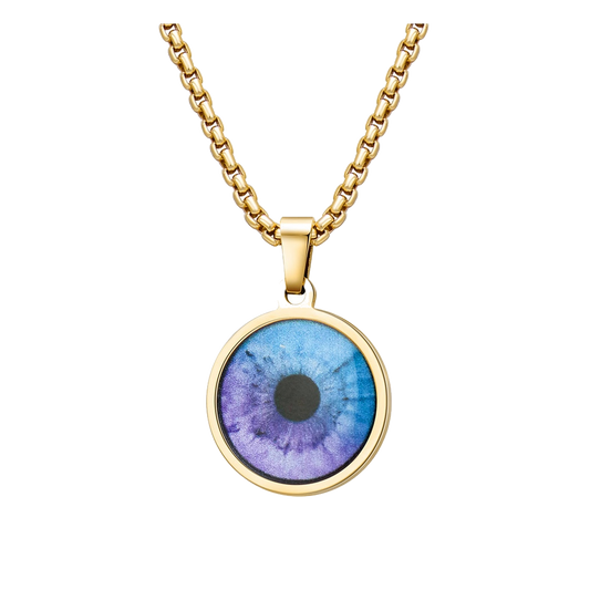 Personalized Eye Photo Necklace - transparent product card image
