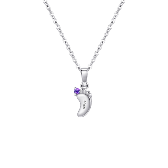 Personalized Pinwheel Multi-Birthstone Necklace