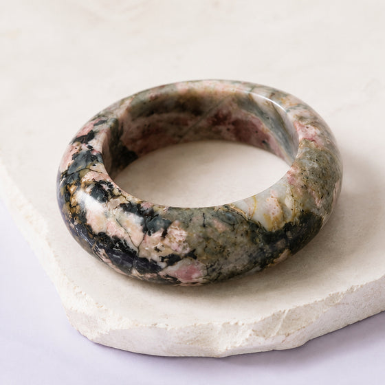 Earth Garden Wide Bangle
