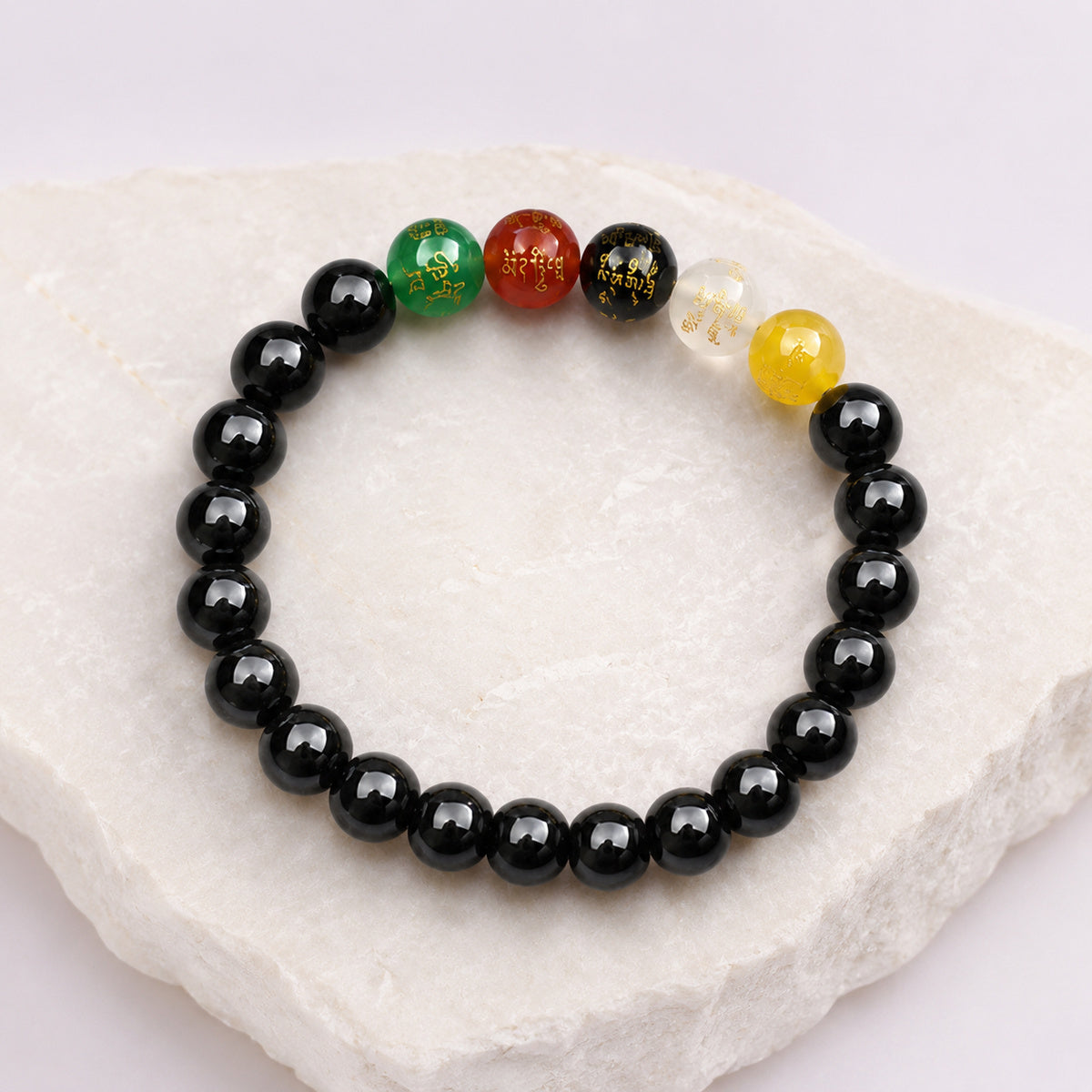 Midnight Multicolour Accent Bracelet - bright main