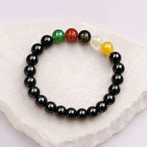 Midnight Multicolour Accent Bracelet
