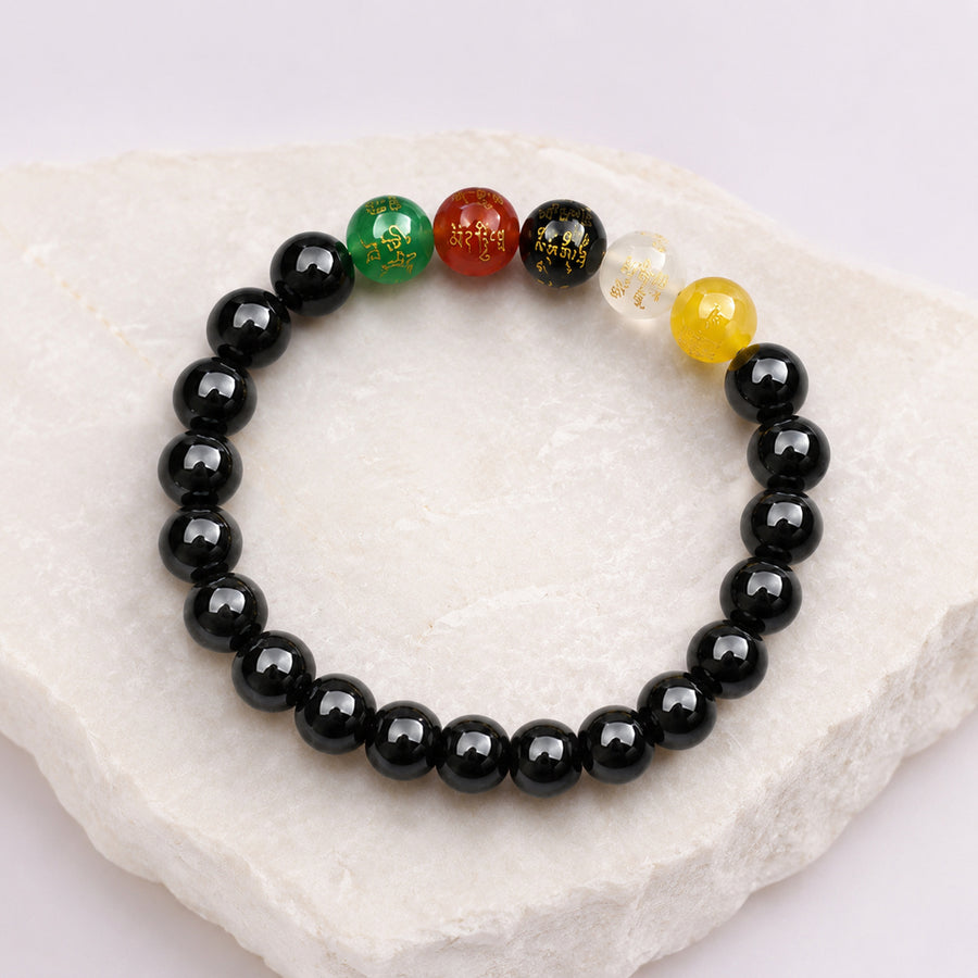 Midnight Multicolour Accent Bracelet