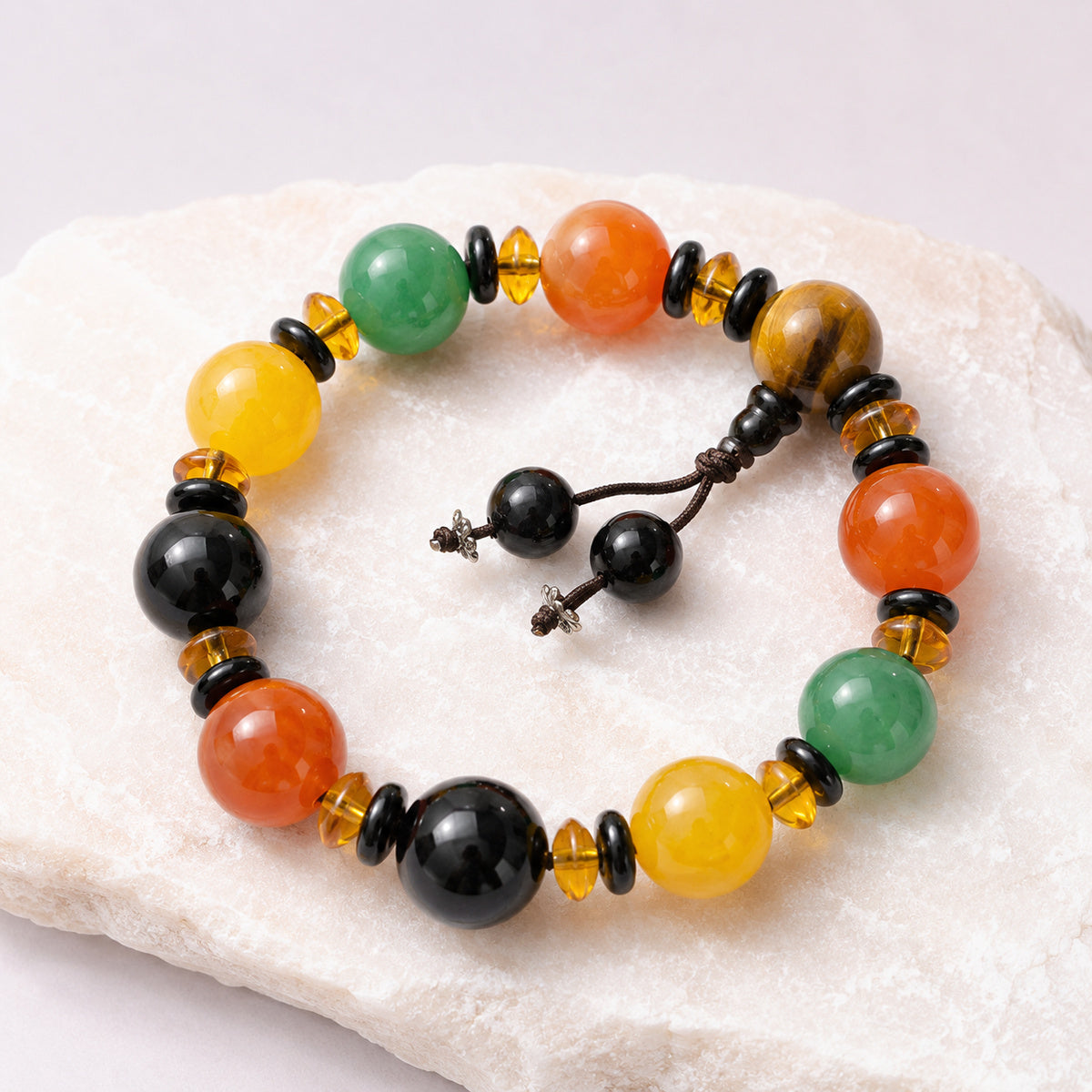 Autumn Multicolour Charm Bracelet - bright main