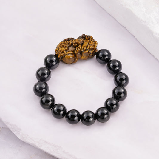 Black Golden Carved Bracelet - bright main