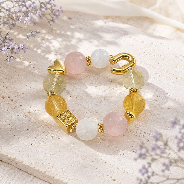 Blush Champagne Link Bracelet